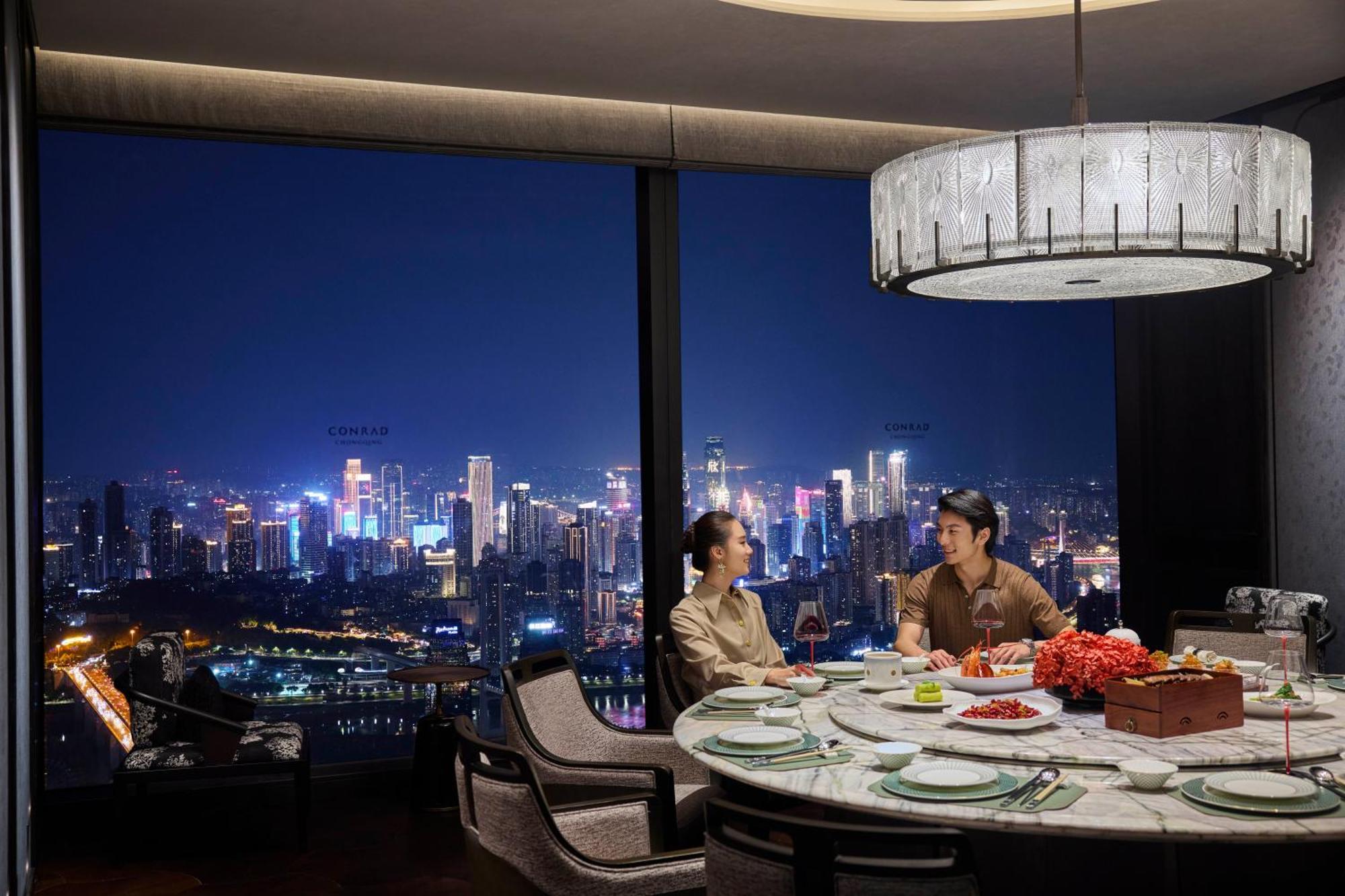 Conrad Chongqing - Indulge In The Magical 8D City Landscape Exteriör bild